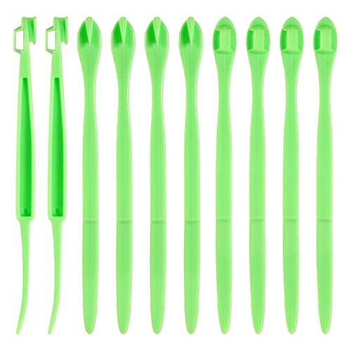Tinoaly Orangenschäler, 10er Pack, Plastik, Grasgrün, Fruchtschäler, Zitrusschalenschäler, Küchenzubehör, Küchengeräte Tinoaly Orangenschäler, 10er Pack, Plastik, Grasgrün, Fruchtschäler, Zitrusschalenschäler, Küchenzubehör, Küchengeräte