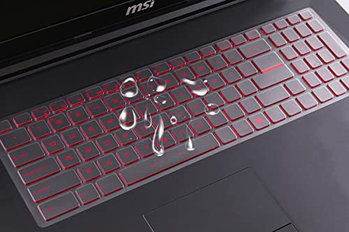 Keyboard Cover Skin For 15.6 17.3 Msi Gaming Laptop Ge77 Gs76 Gp76 Ge76 Gp65 Gl65 Ge65 Ge75 Gl75 Gs75 Gf75 Ws75 We75 Gp75 Gt76 Gs73 Gt73 Gt73Vr Ge63 Gl63 Raider, Msi Raider Stealth/Vector/Leopard #TOP3