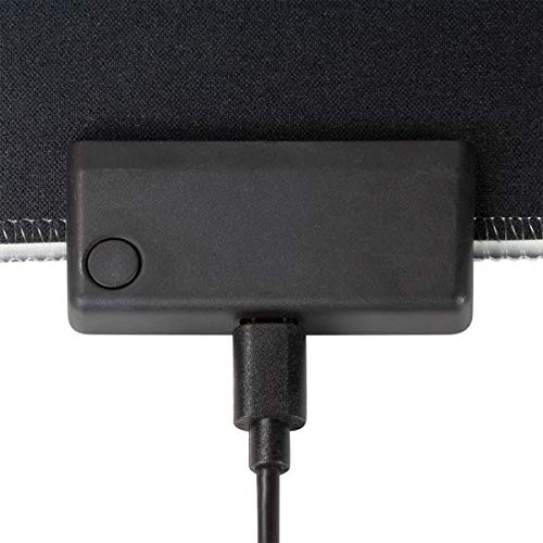 Tappetino per mouse con illuminazione LED RGB e base antiscivolo - Mousepad - Immagine 4