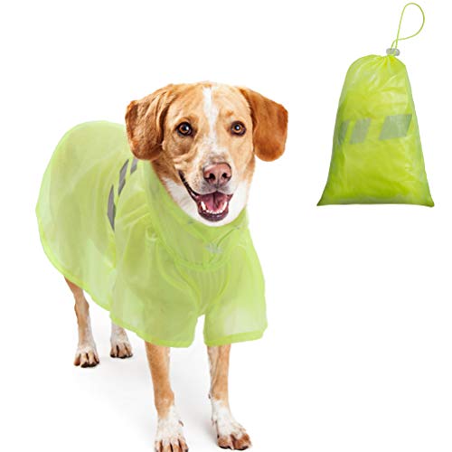 BINGPET Dog Raincoat for Small to Large Dogs - Waterproof Pet Rain Jacket
