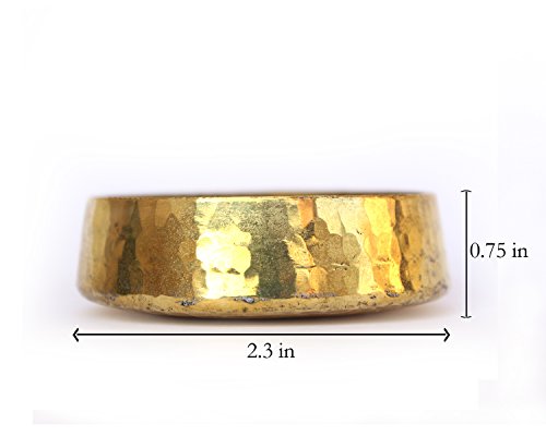 De Kulture Works DKW-142-BA Dekulture Hand Made Pure Brass T Light, Ideal For Home Decoration Votive Holder Ideal For New Year Valentine Day Easter Diwali Gift thumb #2