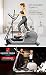 Sportstech Bicicleta elíptica LCX800, Luxus Pantalla Android Multifuncional, Volante 24Kg, App Smartphone,Bluetooth,Compatible...