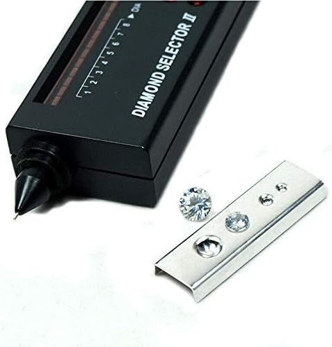 Jeweler Diamond Tool kit,Portable Diamond Tester with 60 X Led Lighted Illuminated Loupe Magnifying Glasses Magnifier Combo