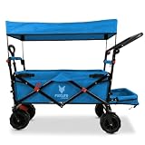 FUXLIFE Carrello da Spiaggia FX-CTB800 • Turchese • Ruote Larghe Off-Road