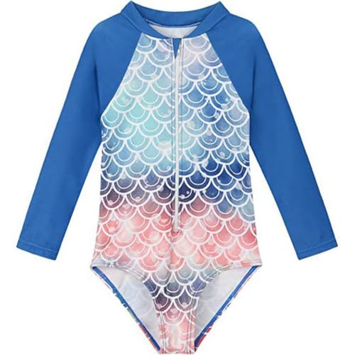 Tankini 3 pièces enfant fille maillot de bain sirène 5-14 ans