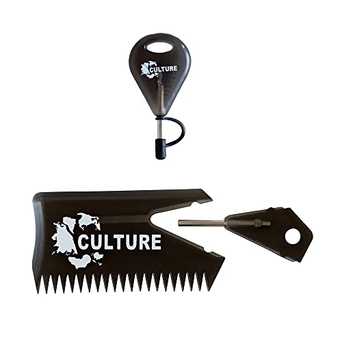 Culture Supply Composite TFX Tri Fin Sets - All-Round Template in 3 Sizes - (Small | Medium | Large) Large TFX-6