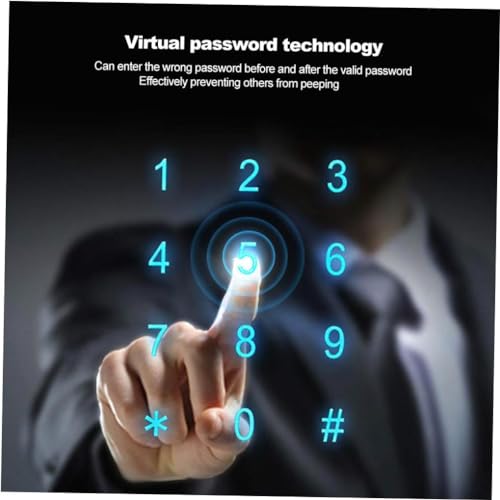 para fechadura de porta de entrada sem chave com cartes de aplicativo e teclado para e para casa-siz