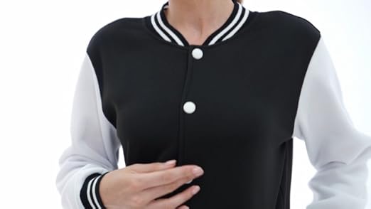 Amazon.com: Women's Men's Varsity Baseball Jacket Casual Letterman