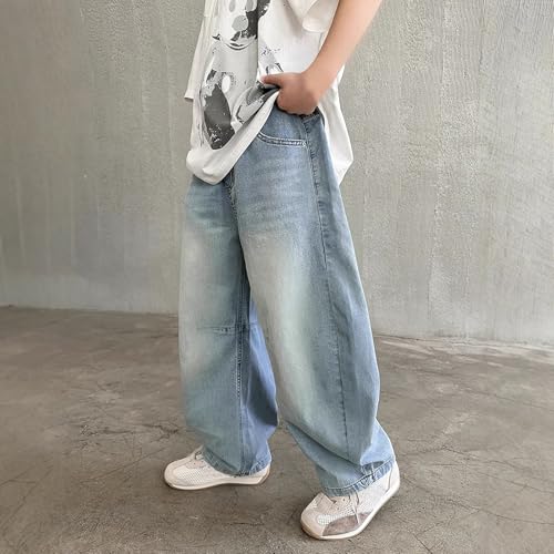 Boys Denim Jeans for Casual Outdoor Activities Comfortable Style Stretchy Fit Perfect for Everyday Wear Ages 4-143