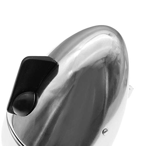 DECDEAL Farol clássico cromado vintage bicicleta farol frontal retro