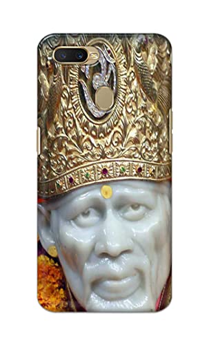Image of PRINTFIDAA Sai Baba Lord Shiridi Great God Hinduism Hindu Religious Printed Designer Hard Case for Oppo A7 / Oppo A5s / Oppo A12 / Oppo A11k / Oppo A12s / CPH1909 Back Cover -(e) RPM1005