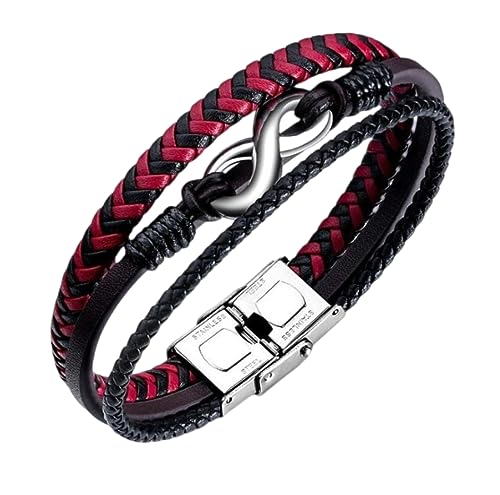 Bracelets pour hommes en cuir punk avec boucle pour affirmer son style au quotidien