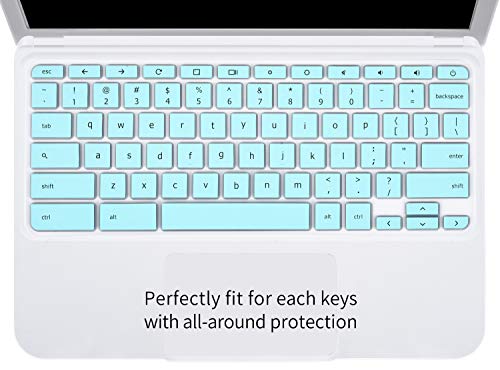 Keyboard Cover For Acer Chromebook Spin 11 311 Cp311 511 512/Chromebook 11 R11 Cb3-131/132 Cp311 C738T Cb5-132T/Chromebook Spin 713 Cp713 R13 Cb5-312T/Acer Chromebook 314 514 Cb314 Cb514, Mint Green #TOP5