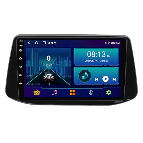Autoradio Android 14 pour Hyundai I30 (2017-2018) avec écran 9 pouces et GPS