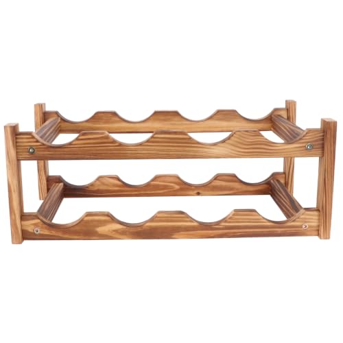 Soporte para Botellas de Vino de Madera Doble Capa miniatura 1