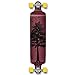 Yocaher In The Pines Long Complete Skateboard, Red, Drop down