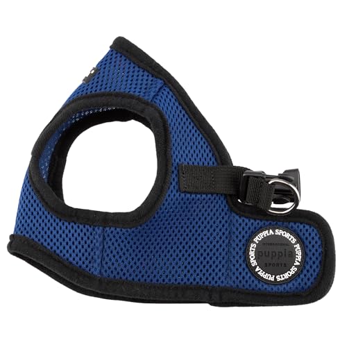 Puppia Soft Vest Dog Harness Step-in Padded Mesh No Choke No Pull Comfortable Walking Running Training for Small Medium Large Dogs, Royal Blue, XXX-Large by Puppia - Used condition - CA$9.76