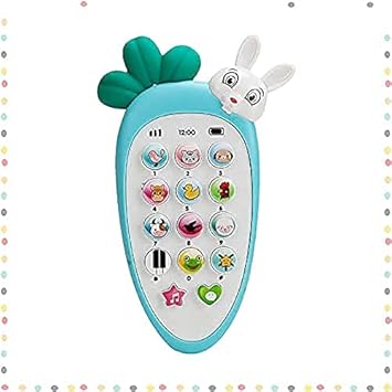 Nancy Ladli Digital Mobile Phone with Touch Screen Feature with Sound Cartoon Characters Musical Mobile Phone Toy Pink Mobile Pack of -1
