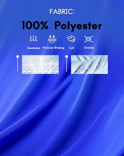 Haimont Women's Quick Dry Short Sleeve T-Shirts V-Neck UPF 50+ Tops Workout Athletic Fitness Running, Moisture Wicking4