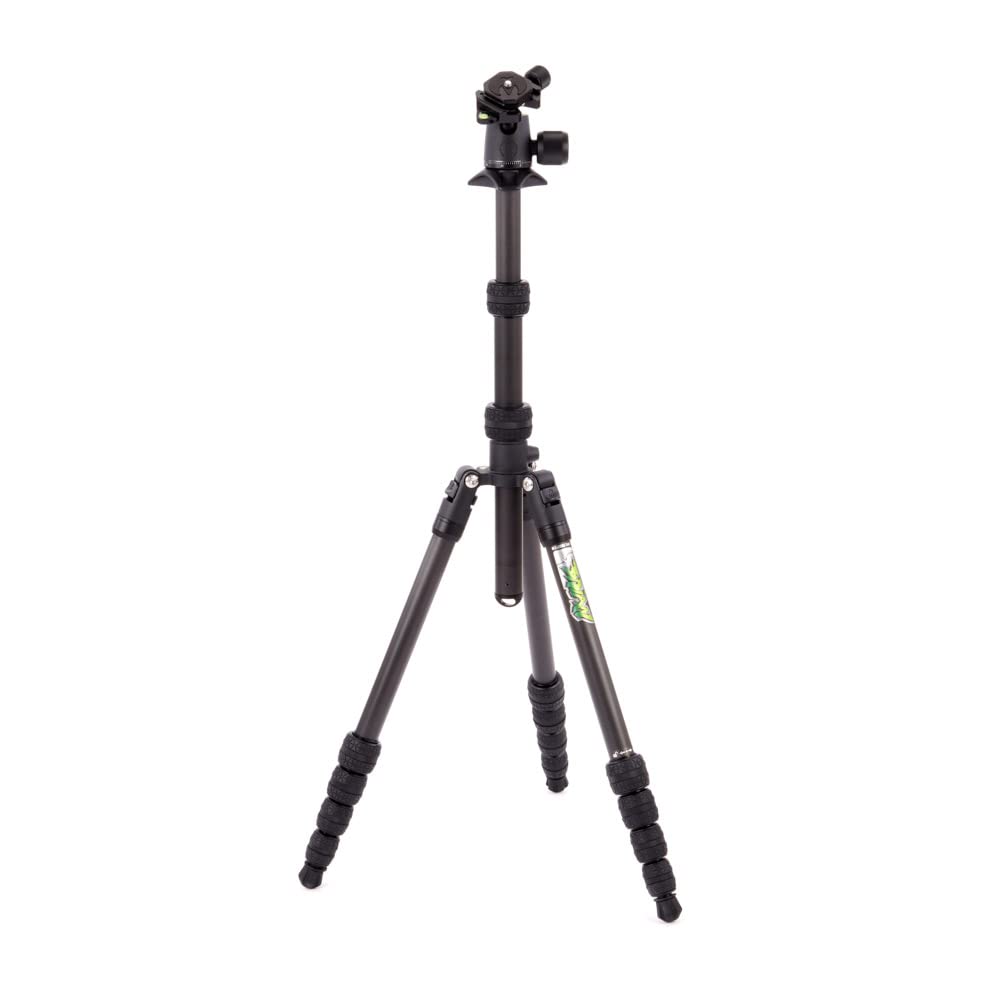 3 Legged Thing Punks Brian 2 0 Carbon Fibre Travel-Friendly Tripod - Compact Adjustable Camera Tripod with Three