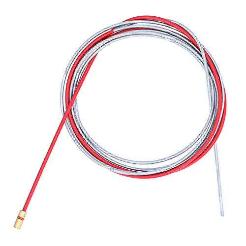 Welding Liner Metal Flexible Hose Replacement Torch Tip Accessories 500A 5 Meter, with smooth wire feed, better welding effect, excellent wear, for gas shielded welding torch