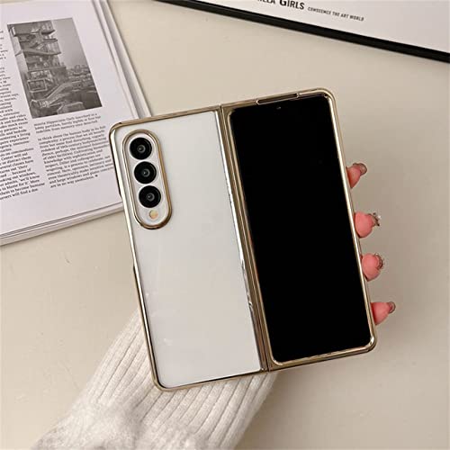 Coque Samsung Galaxy Z Fold 3 transparente antichoc à bords galvanisés