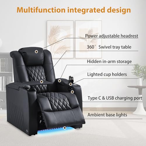 Luxury Leather Theater Seating Row