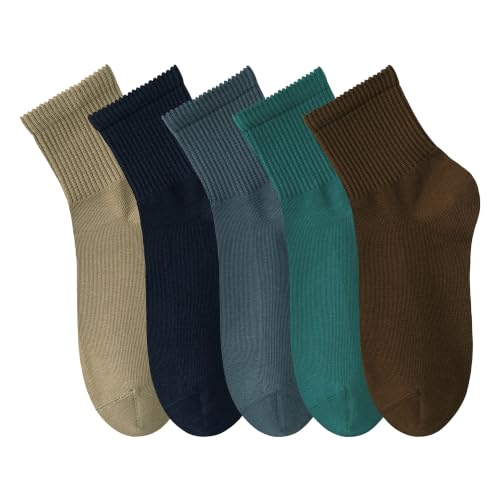 Image of Womens Athletic Cotton Quarter Crew Socks - Just Right Thickness, Soft & Breathable, Value 5 /7 Packs for Gym