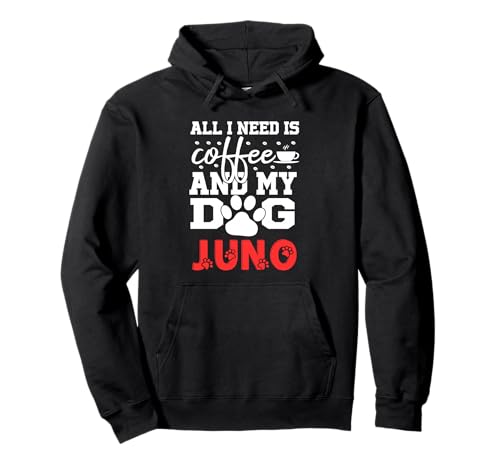 ���̖��O �W���m All In Need Is Coffee My Dog Named Juno �p�[�J�[