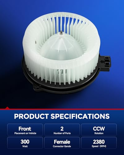 Image of KAX AC Blower Motor for Toyota Highlander 2001-2008, Lexus RX300 1999-2003, SC430 2002-2010, GS300 1998-2005, GS400 1998-2000, GS430 2001-2005,HVAC Heater Blower Motor Replaces# 700112