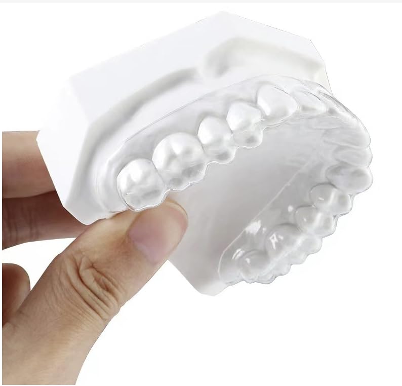 Image of Dental Hard Splint Lab Splint Thermoforming Materials, Dental Vacuum Forming Sheets with no Bubbles 5''x 5'' (1.0MM)