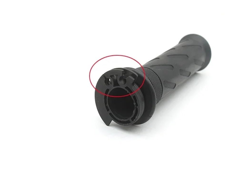 Empuñaduras Goma Universales para Motocicleta 7/8 "y 22 Mm con Extremo para GC125 para Gs125 para GN125 para 125CC Extremos Manillar(Style 2)