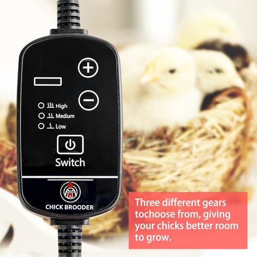 image for Xbrigh Brooder Heater Chicks -Chick Brooder Heating Plate w/ Adjustabl