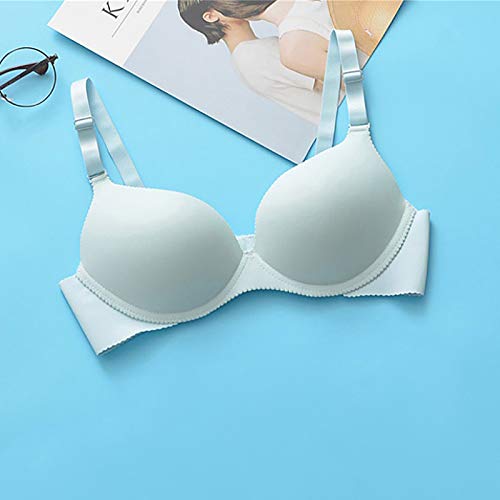 Buy N Soild 3/4 Cup Seamless Wire Free Women's Underwear Without