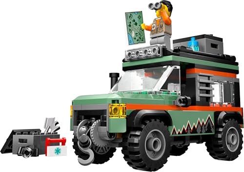 LEGO City Off-Road 4x4 Mountain Truck Toy Set, Building Toys for 6+ Year Old Boys & Girls - Image 2