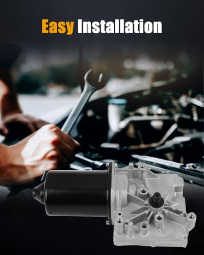 Image of ROADFAR Front Wiper Motor W /O Control Module Replacement for 1997-2005 for Chevrolet for Venture,1997-2004 for Oldsmobile for Silhouette 12368685 Wiper Motor 3 Pins