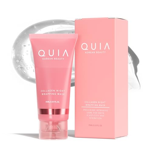 QUIA-Collagen-Night-Wrapping-Mask-for-Glass-Skin--Korean-Skincare-for-Hydrated-Radiant-Skin--Overnight-Firming-Hydration--Easy-Peel-Off-Formula-Dermatologist-Tested-For-All-Skin-Types