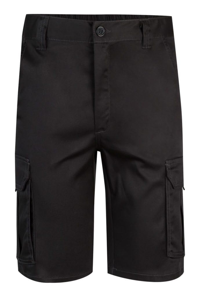 Velilla - Bermuda de travail stretch multipoches 16% polyester 46% coton 38% EMET 240 gr/m2 - Noir - 103009S