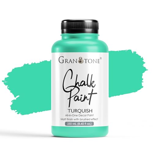 Image of GRANOTONE Chalk Paint Turquoise 250 ml Matte Finish
