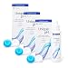 Menicon Unique pH Multi-Purpose Solution with RGP Lens Case.4 Fluid Ounce each - 3 Pack