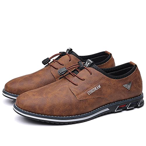 Image of COSIDRAM Mens Business Dress Shoes Casual Slip-on Comfort Walking Shoes