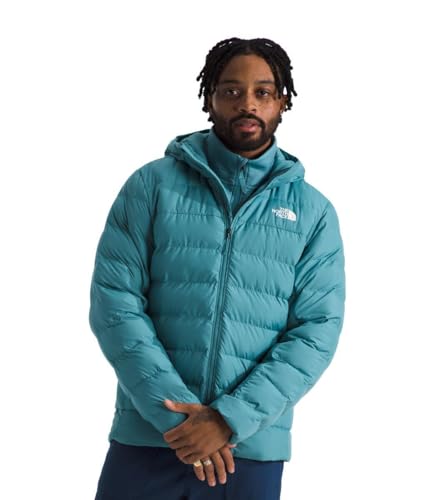 Image of THE NORTH FACE Men's Aconcagua 3 Hooded Jacket | Insulated, Wind & Water Resistant, Attached 3 Piece Hood With Cinch Cord