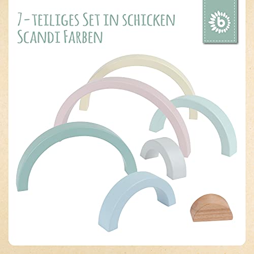 Bieco-Motoriekspeelgoed-voor-babys-regenboog-van-hout-regenboogbouwstenen-in-pastelkleuren-houten-regenboogpuzzel-boog-steekspel-van-hout-kleurrijke-regenbooghout-motoriekspeelgoed-vanaf-1-jaar