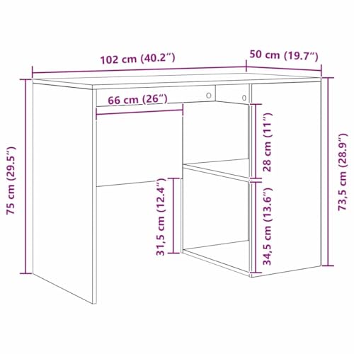 Table de travail compacte anti-encombrement pour optimiser les petits espaces de bureau - 3