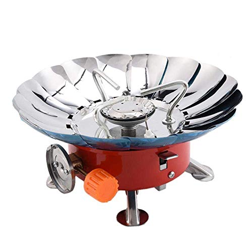 Mishrit Ultralight Camping Stove Portable Mini Outdoor Folding Metal Camping Gas Stove Windproof Furnace Burner Backpacking Hiking (Windproof Round) (B08P72RN9T) Amazon Price History, Amazon Price Tracker