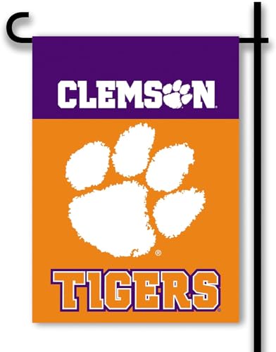 Pro Sport Collegiate Garden Flag - 2-Sided Weatherproof (Clemson)