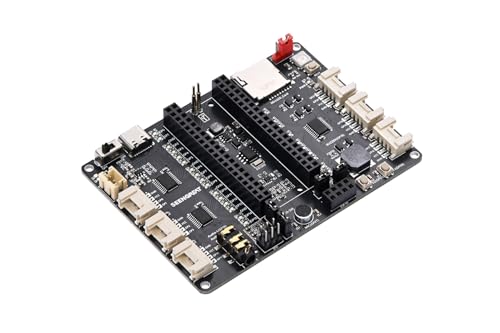 Fits Raspberry Pi Pico Expansion Board - Mini Development Board with DS1302, RGB LED, Micro SD, Audio, Mic, Grove Connectors, and Battery Charging for Pico Series