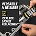 Auto Sealer, Silicone Adhesive Sealant, 2.64 oz, Indoor & Outdoor Weather-Stripping and Windscreen Repair