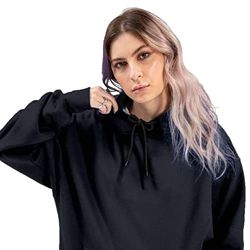 Moletom Blusa de Frio Fechado Flanelado Moleton Com Capuz Blusão Casaco de Algodão Feminino Liso (as
