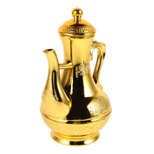 COLLBATH Retro Wine Kettle for Buddha Worship Antique Wine Jug Buddha Water Offering Jug Wine Water Offering Pot Buddha Decoration